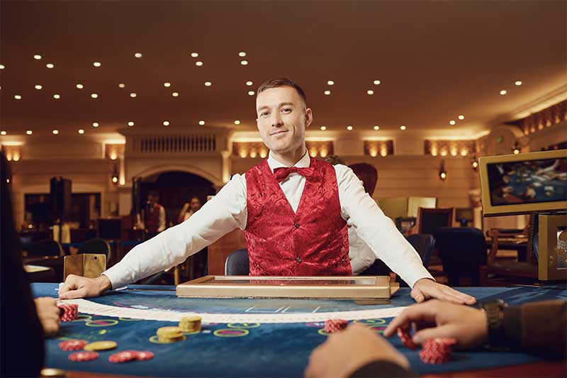Live Dealer in casino
