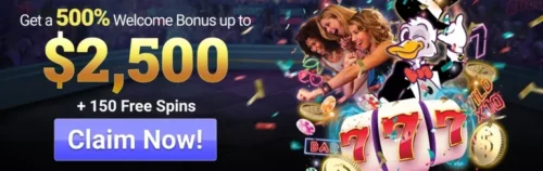 vegasfreedom casino review on Duckyluck casino signup step1